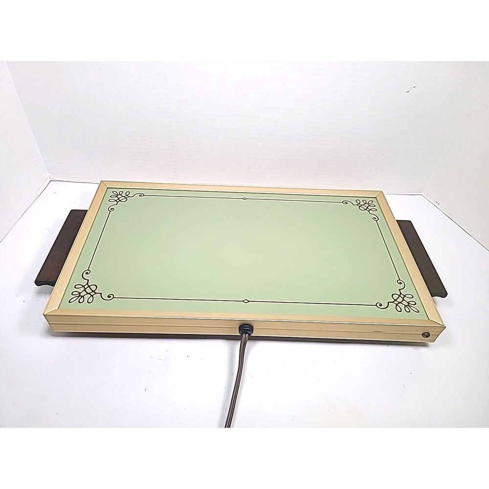 VTG Devon Electric Hot Tray Warming Plate (16"x9") USA 1418 Avocado W/box MCM
